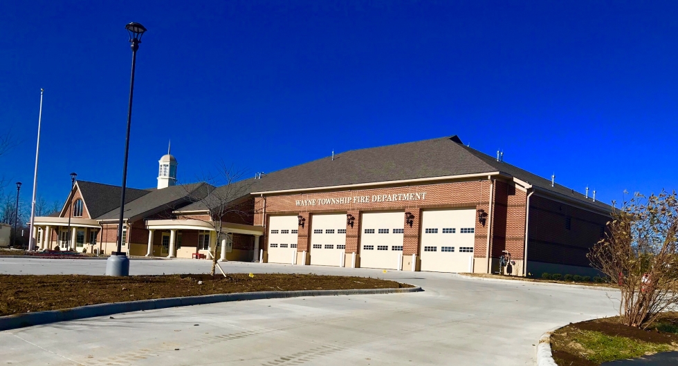 fire station brick building